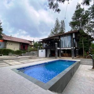 villa lembang private pool murah