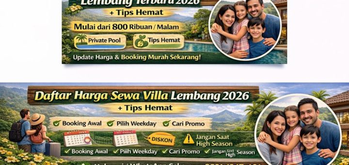 harga sewa villa