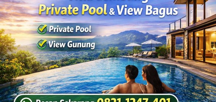 Villa Lembang Private Pool View Bagus