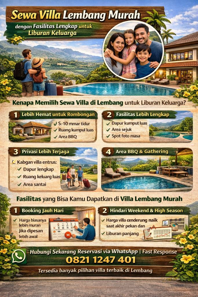 sewa villa lembang