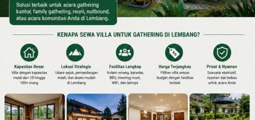 Sewa Villa untuk Acara Gathering di Lembang Bandung